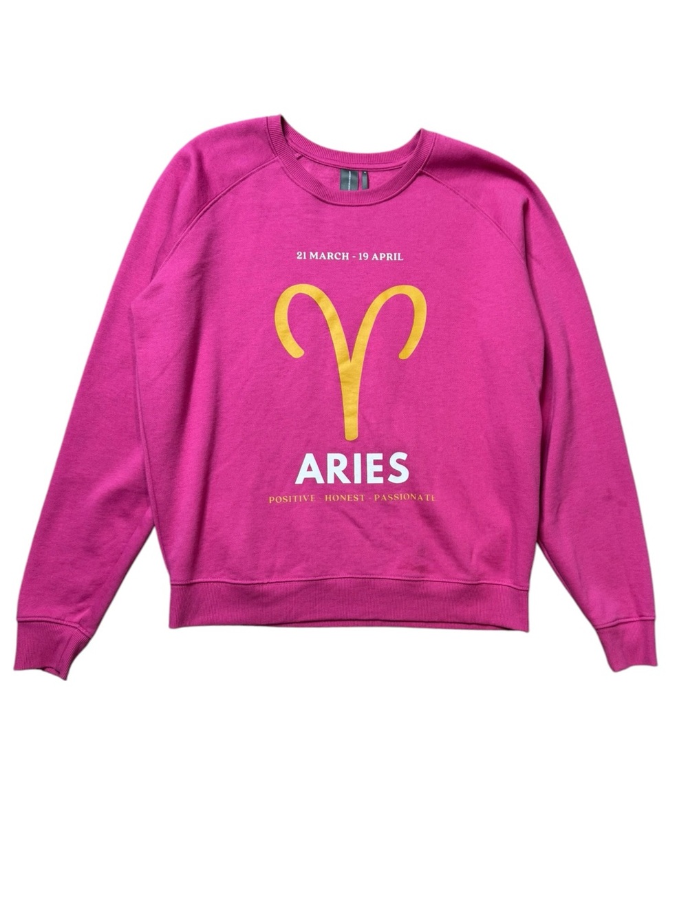 Anthropologie The Zodiac Sweatshirt by Catherine O’Sullivan size M Aries